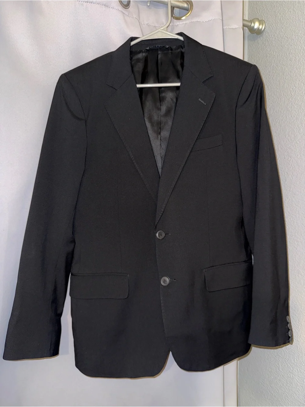 Gucci Black Men's Two-Button Wool Blazer